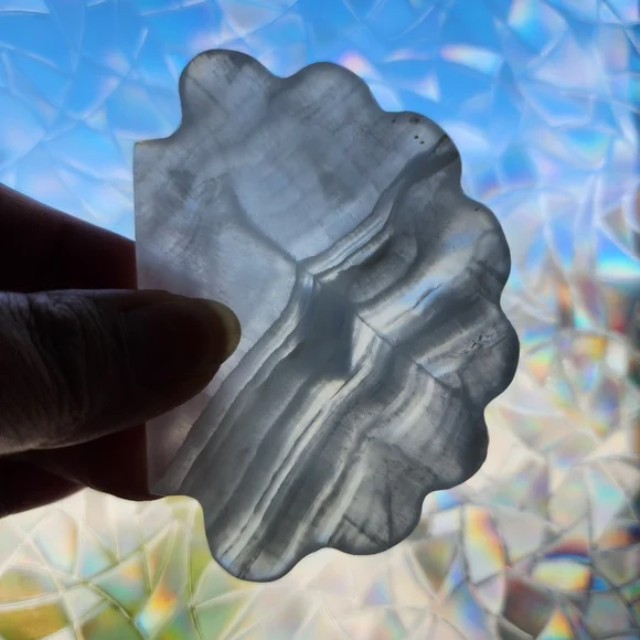 🤍 Onyx Crystal Shell Bowl - Picture 5 of 6